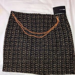 NWT Fashion Nova She's A Lady Chain Skirt